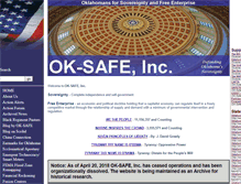 Tablet Screenshot of ok-safe.com